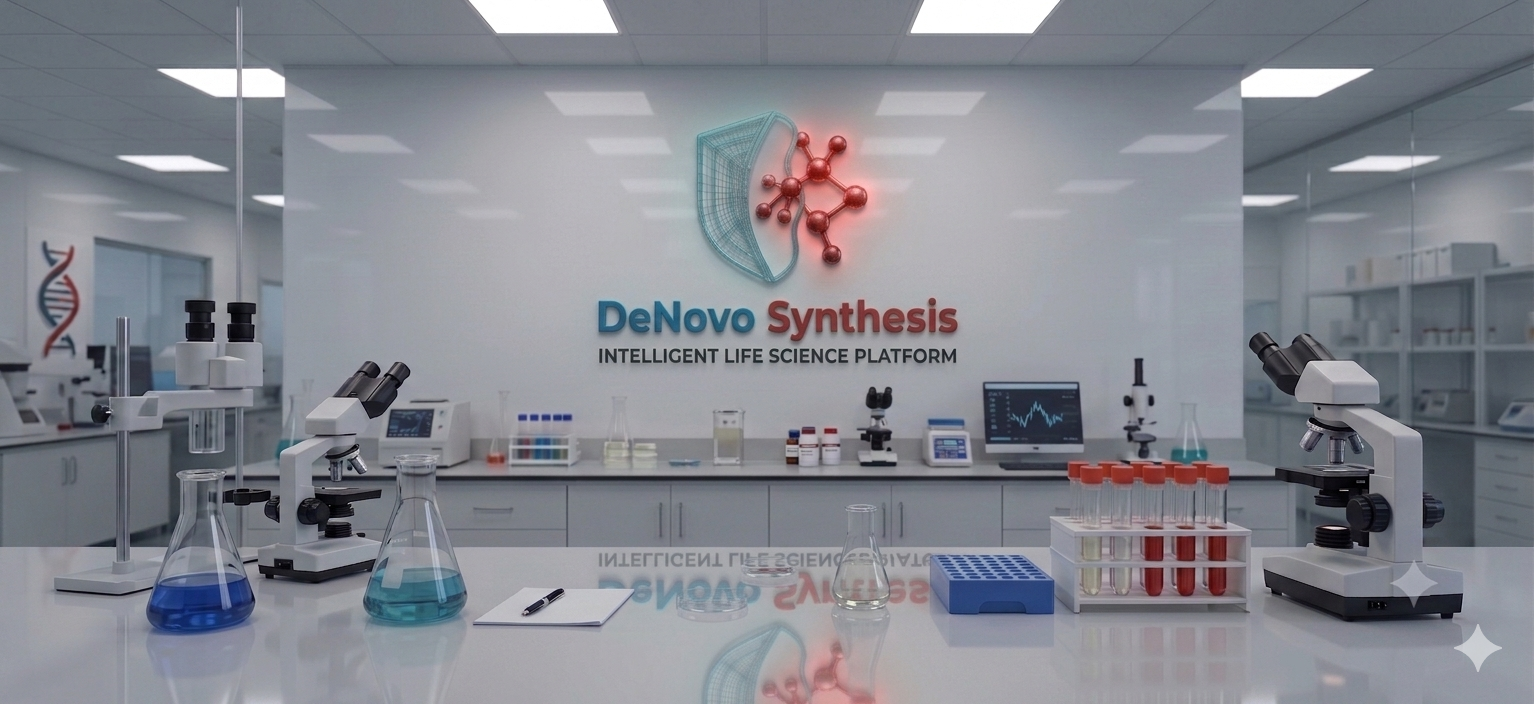 Bright DeNovo Synthesis microscopy laboratory with compound microscopes and prepared samples
